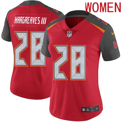 2019 Women Tampa Bay Buccaneers 28 Hargreaves III red Nike Vapor Untouchable Limited NFL Jersey